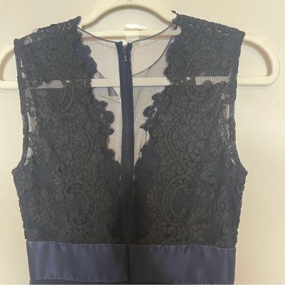 Theia Deep Midnight Gown size 4 Flawed - Picture 9 of 10